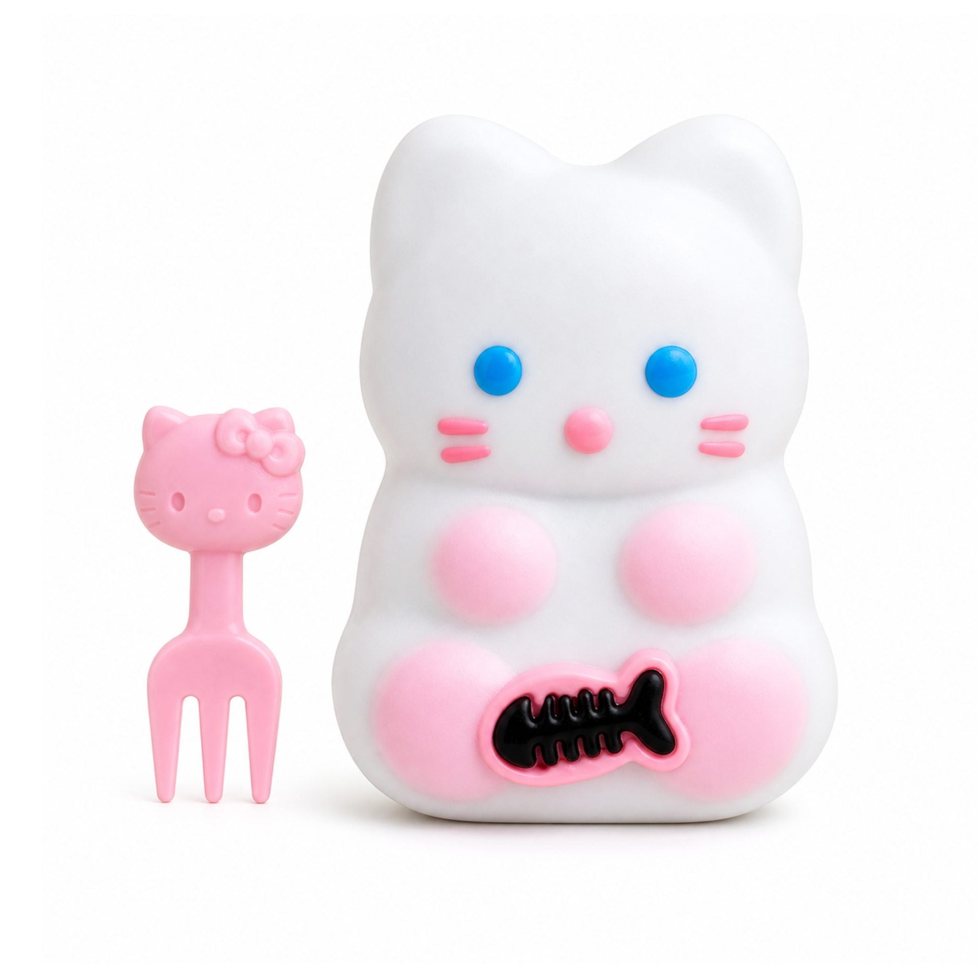 Jucarie Antistres Squishy, cu Revenire Lenta, Squeeze Pretty Girl, Model Animalut, Ambalaj Transparent, Alb