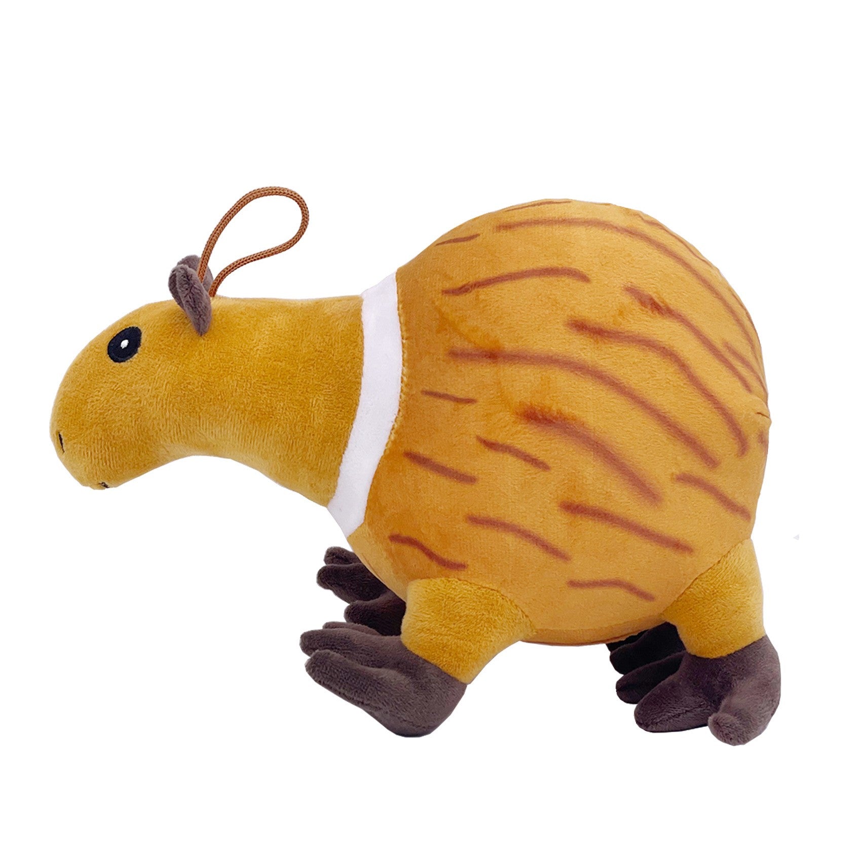 Jucarie Moale de Plus Italian Brainrot, cu Agatatoare, Model Guinea Pig Burbaloni Luliloli, Jucarie Moale pentru Copii, 25 x 17 cm, Maro deschis