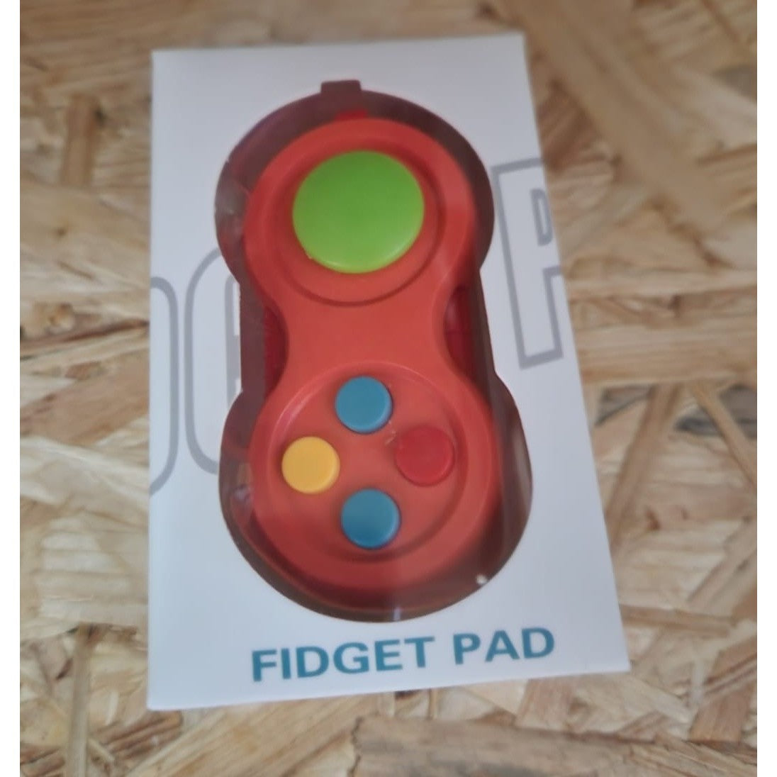 Jucarie Interactiva, Model Fidget Pad, Antistres, +3 Ani, Functii Multiple, 5.5 x 3.5 x 11 cm, Roz