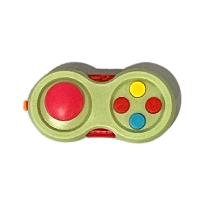 Jucarie Interactiva, Model Fidget Pad, Antistres, +3 Ani, Functii Multiple, 5.5 x 3.5 x 11 cm, Verde