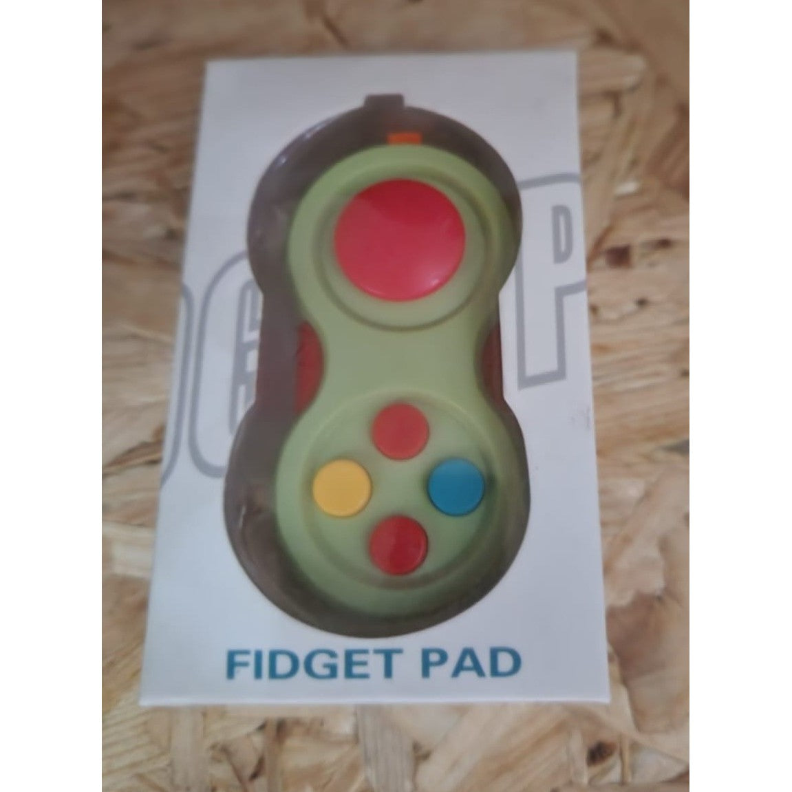 Jucarie Interactiva, Model Fidget Pad, Antistres, +3 Ani, Functii Multiple, 5.5 x 3.5 x 11 cm, Verde