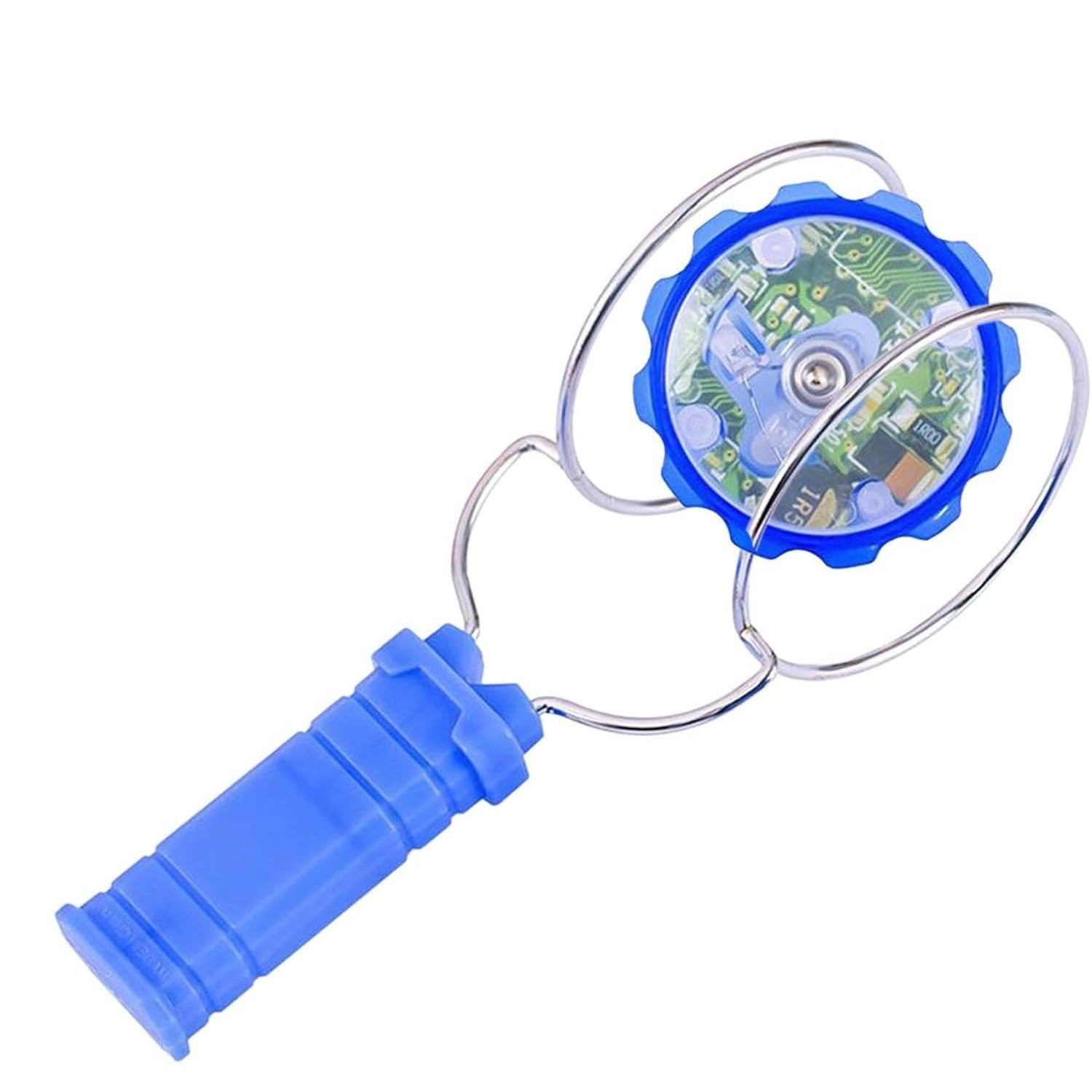 Jucarie Interactiva, Titirez Magnetic, cu Led, 19.8 x 5 cm, Albastru