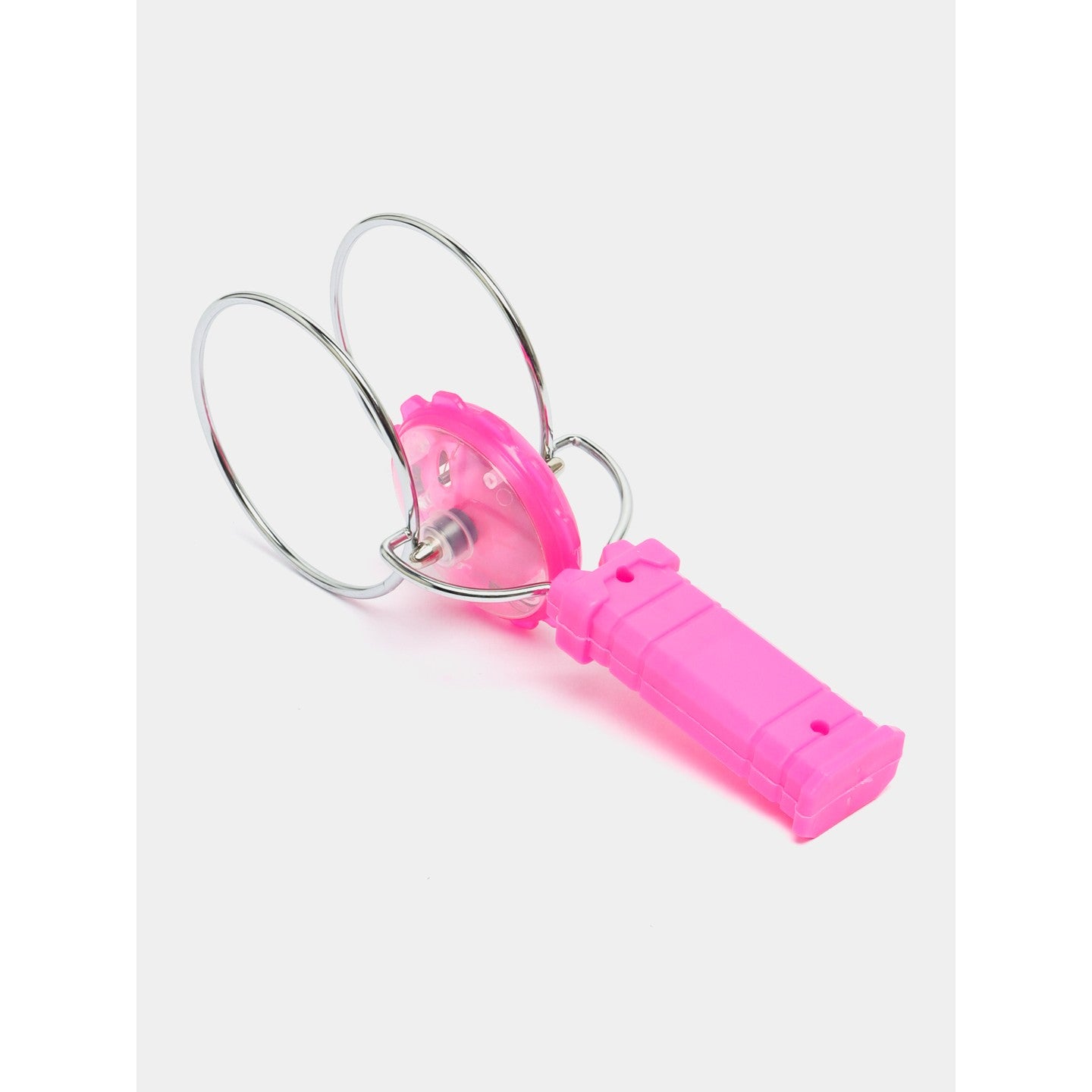 Jucarie Interactiva, Titirez Magnetic, cu Led, 19.8 x 5 cm, Roz