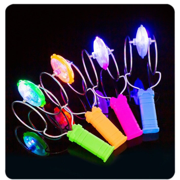 Jucarie Interactiva, Titirez Magnetic, cu Led, 19.8 x 5 cm, Verde