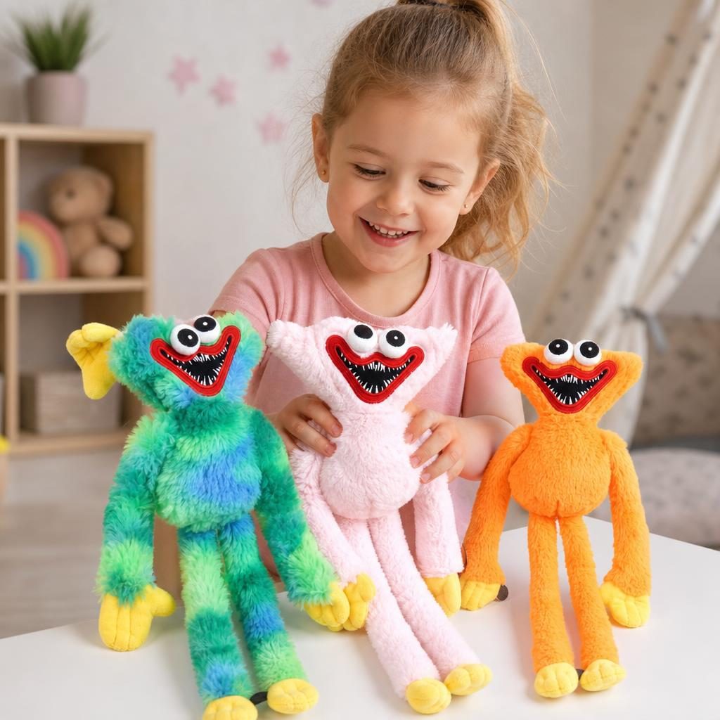 Jucarie pentru copii, caracatita Huggy Wuggy, multicolor