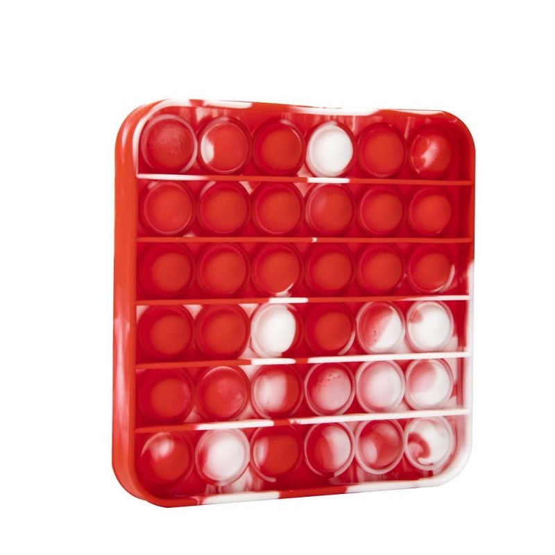 Jucarie Pop it Now &amp; Flip it, Push Bubble Patrat Multicolor Model 2