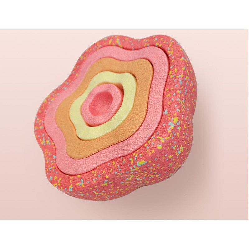 Jucarie Senzoriala de Echilibru, Tip Stepping Stones, 5 Piese, din Spuma, pentru Miscare, Sarituri, Prindere, Diametru 28 cm, Model 1, Multicolor