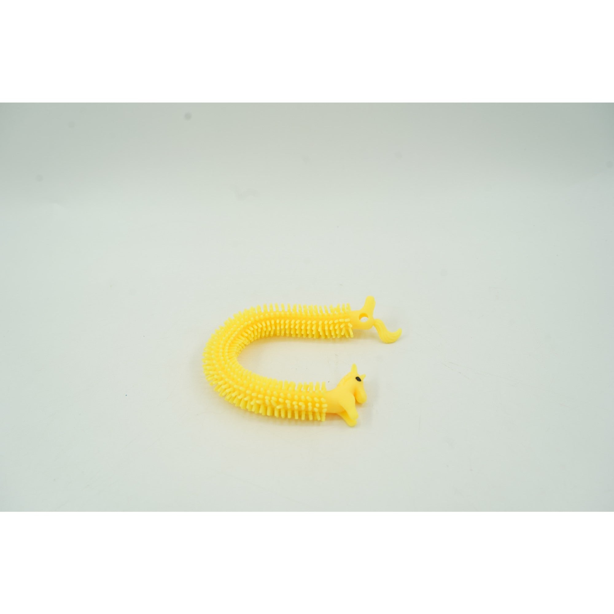 Jucarie senzoriala superelastica, antistres, Fidget toy, Unicorn noodles, Galben
