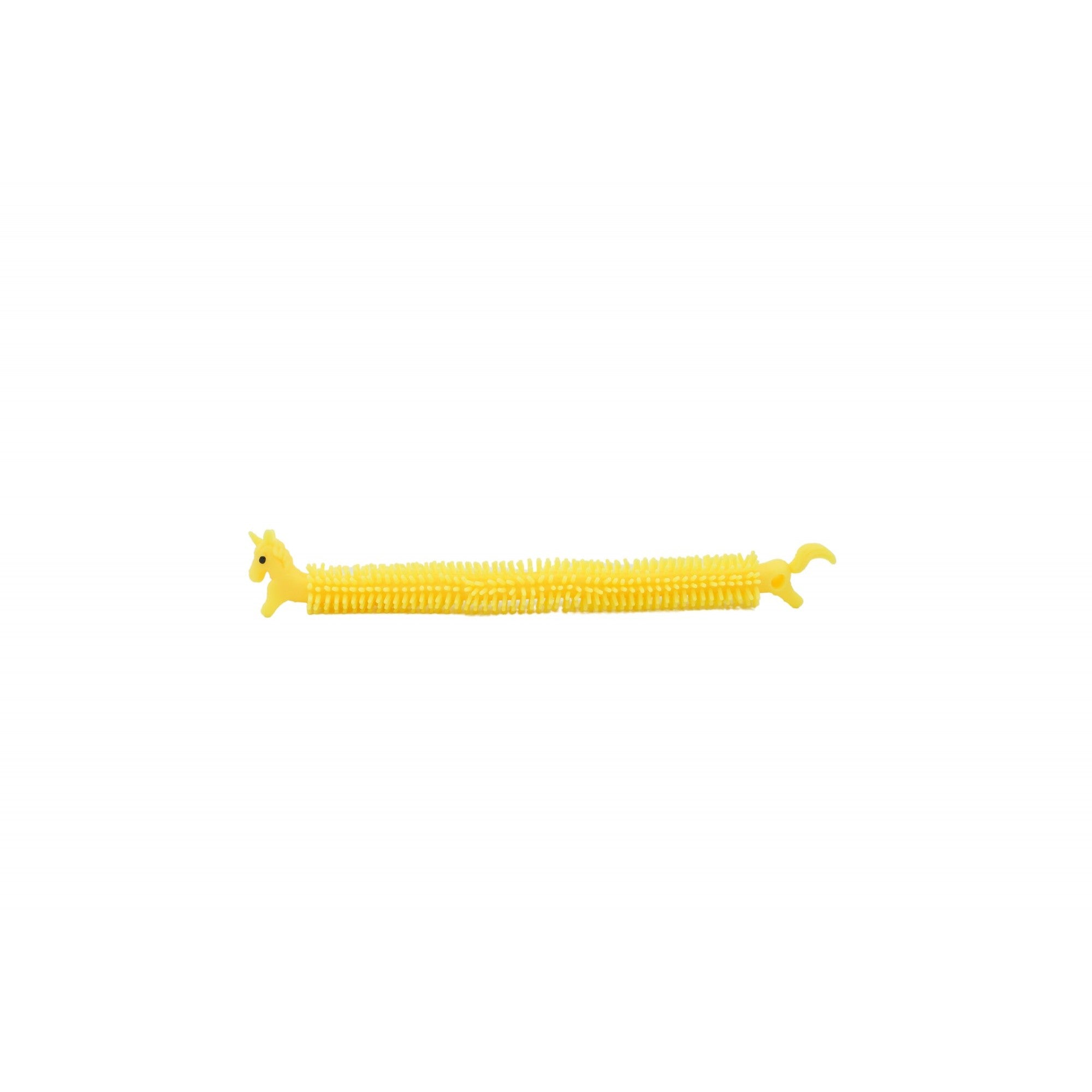 Jucarie senzoriala superelastica, antistres, Fidget toy, Unicorn noodles, Galben