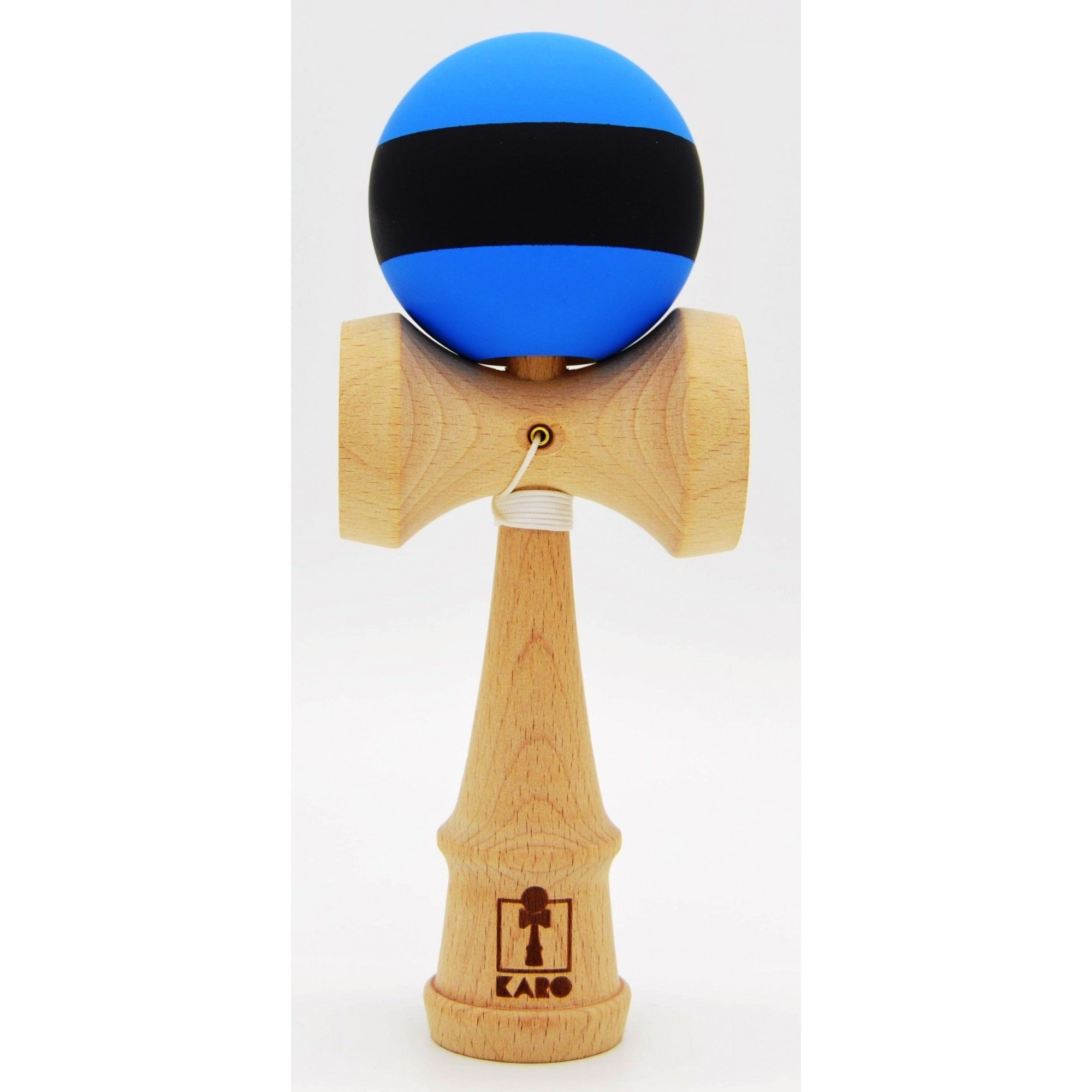 Kendama Karo Grip 3C Lemn Fag Albastru Negru