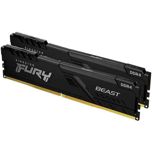 Memorie DDR Kingston DDR4 16GB frecventa 3600 MHz, 8GB x 2 module, radiator, iluminare RGB, latenta CL16, 