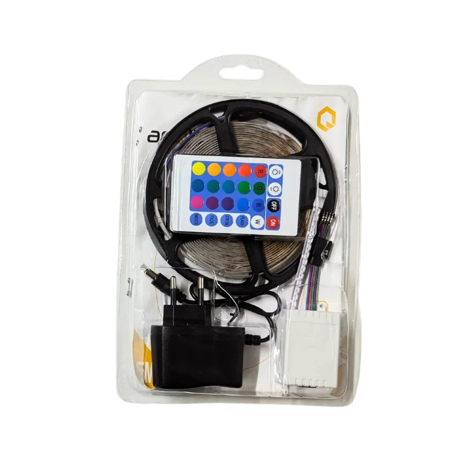 Kit Banda LED 2835 cu telecomanda, RGB, 10W/m, 5m, IP44