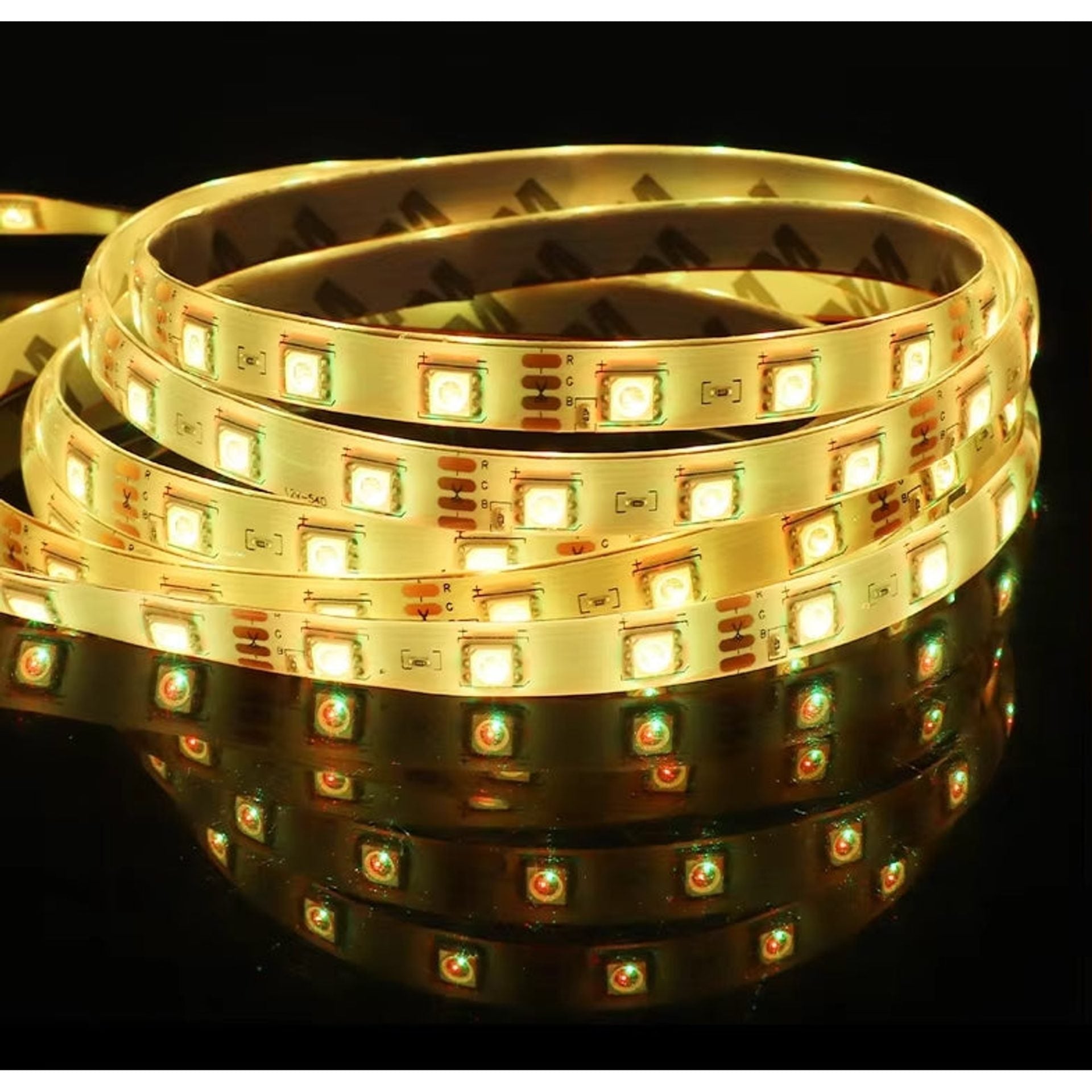 Kit Banda LED 5050 5m cu telecomanda, RGB, 10W/m, 5m, IP44
