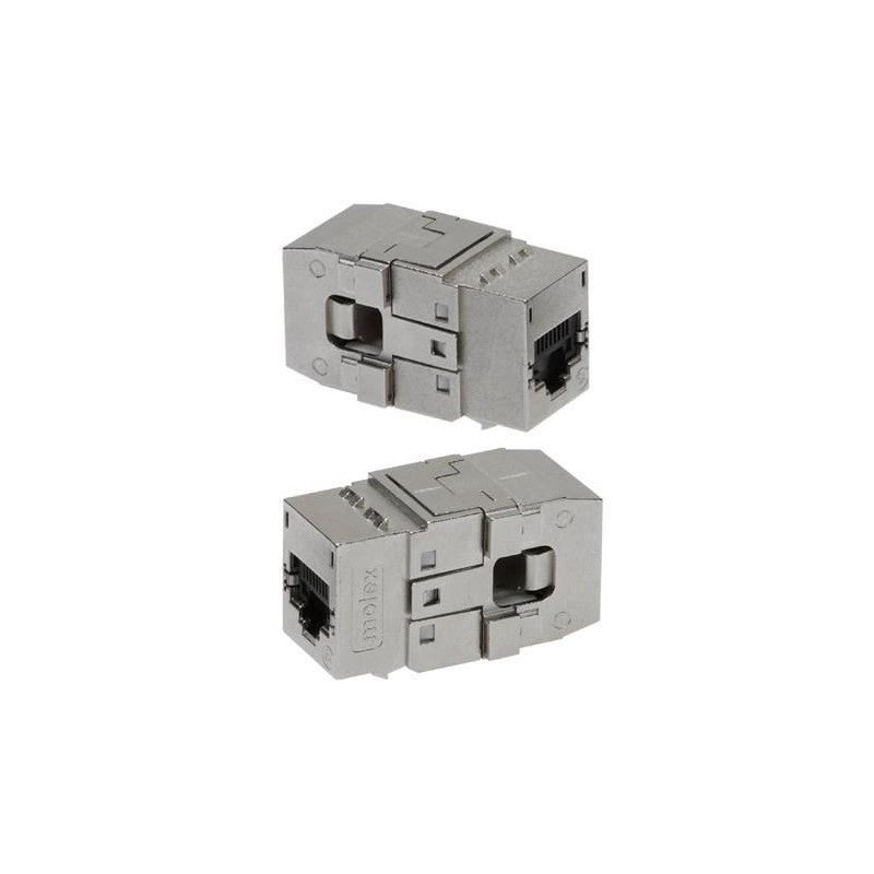 Conector Tool-less Keystone, 1xRJ45 STP cat.6A PowerCat - Molex "KSJ-00079"
