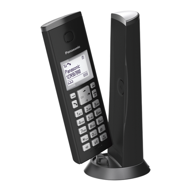 Telefon DECT, alb, 1.5" LCD, 40 Polyphonic Ringer Melodies, Nuisance Call Block (Up to 30 entries), Do Not Disturb Mode, "KX-TGK210FXB"