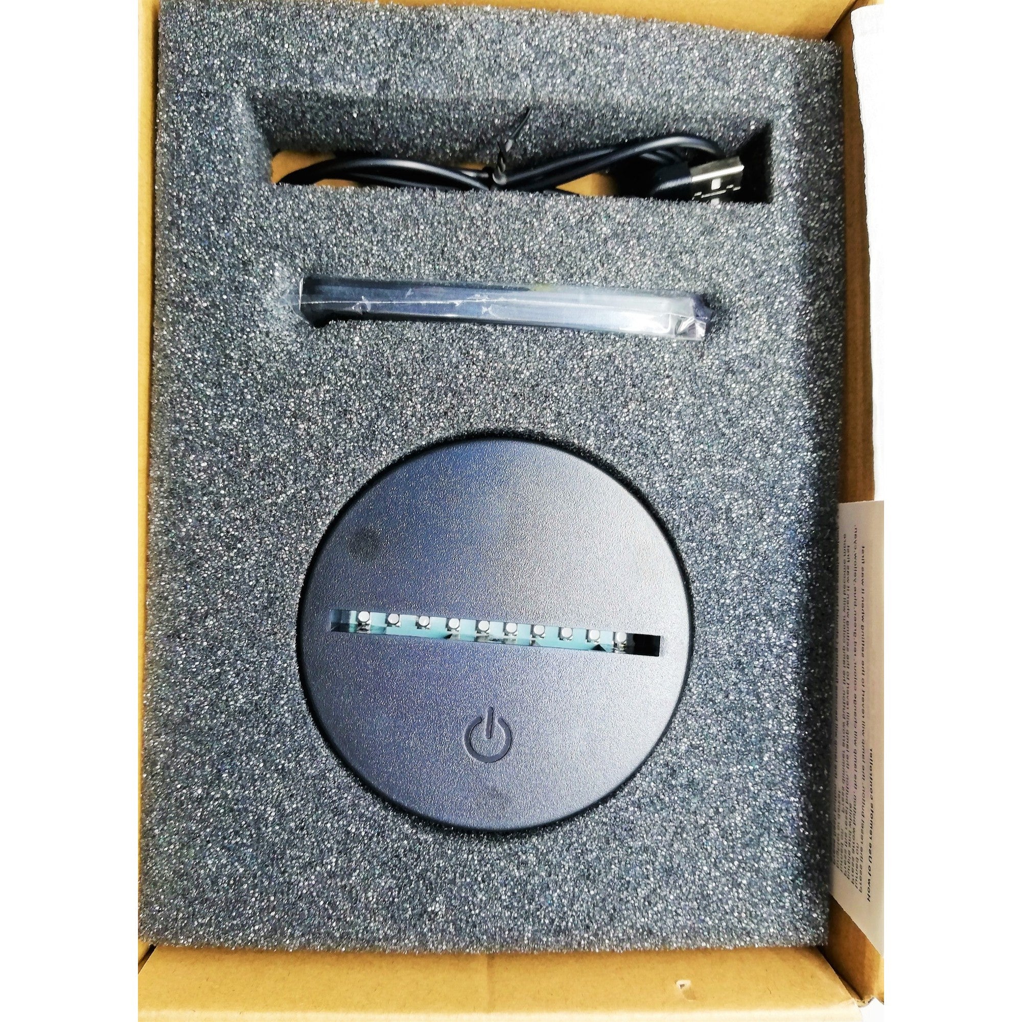 Lampa de Veghe cu Telecomanda si Baterii/USB 3D Model Ursulet Multicolor