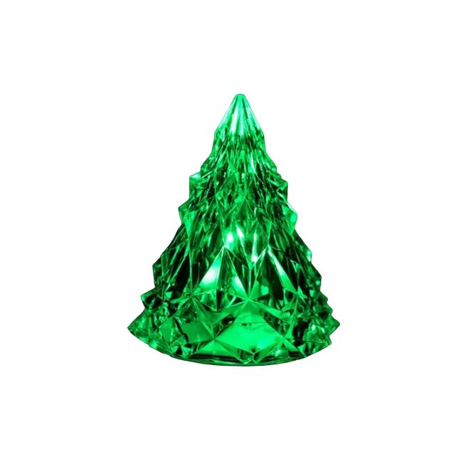 Lampa de Veghe, Model IceBerg, Lumina Rece, cu Baterii, Verde, 6.5x8 cm