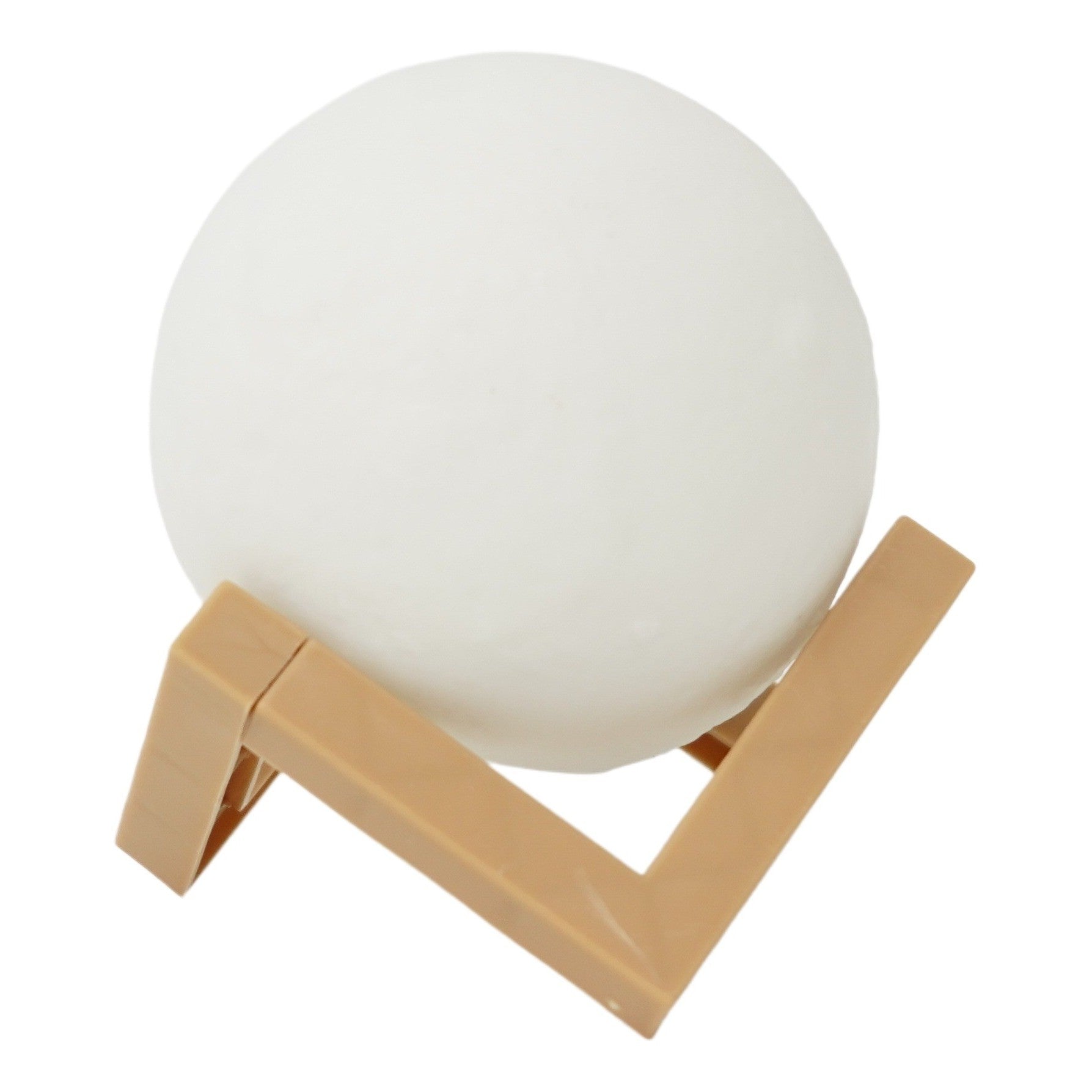 Lampa de veghe luna 3D Moon Light, lumina LED alb cald, alimentare baterii, fara acumulator, stand din plastic inclus, ø 10 cm