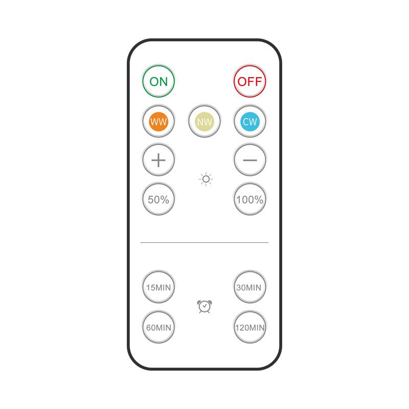 Lampa Led Flippy, Fara Fir, cu Baterii, 3 Culori de Lumina, cu Telecomanda, din Plastic, Alb