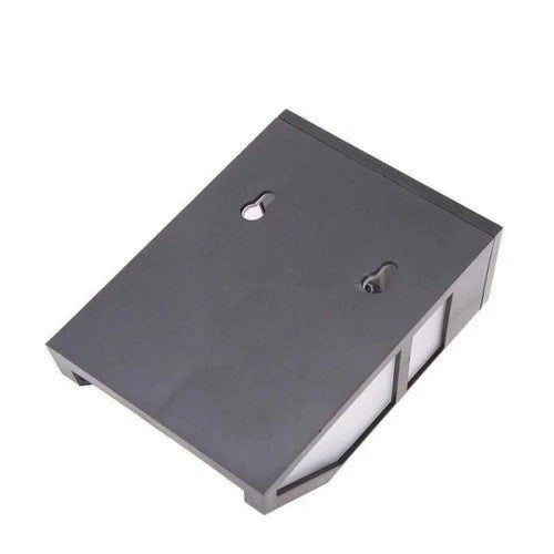 Set 4 Lampi Solare Led pentru Gradina, Model Geometric, 11.8 x 8.6 x 5 cm, Buton On-Off, Alb Cald, Negru/Alb