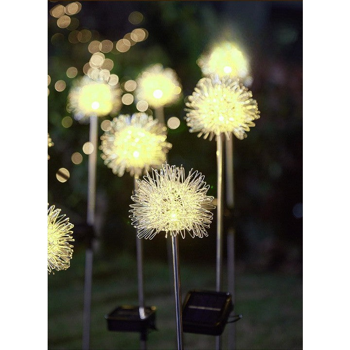 Lampa solara sub forma de Papadie, alb cald