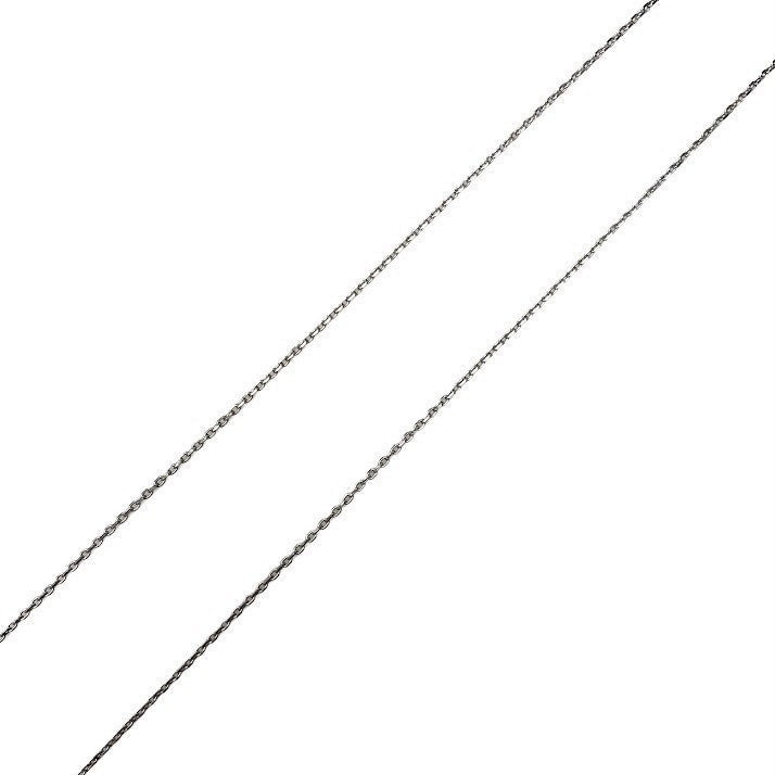 Lantisor din Argint 925 rodiat, model la baza gatului, 37.3 cm, 0.9 g