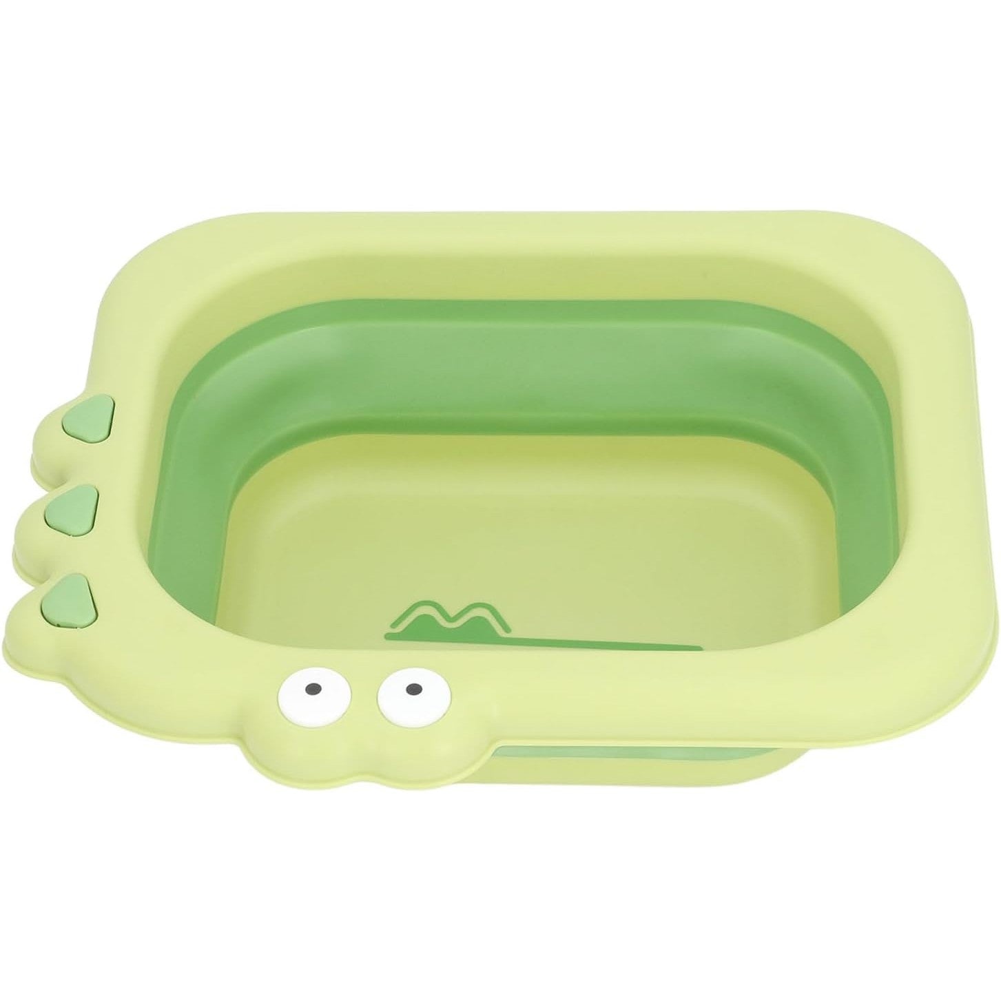 Lavoar Pliabil, Flippy, pentru Copii, din PP/TPE, Portabil, Model Crocodil, 30x24.5x9 cm, Verde
