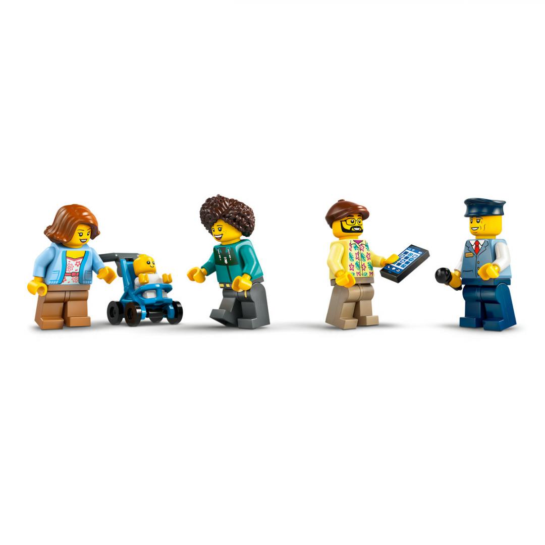 AUTOBUZ TURISTIC ROSU CU ETAJ LEGO 60407 