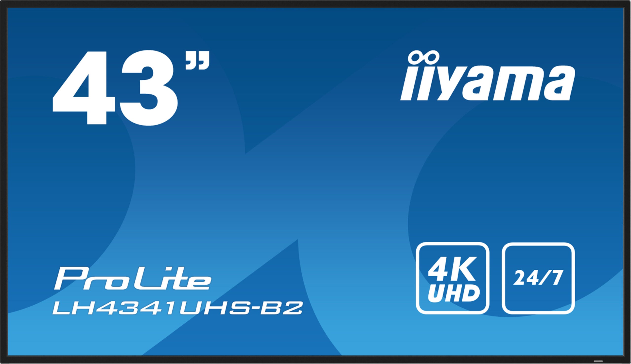 Monitor LED ProLite LH4341UHS-B2 43" IPS LED, 4K, 24/7 Digital Signage, 1xVGA, 3xHDMI "LH4341UHS-B2"
