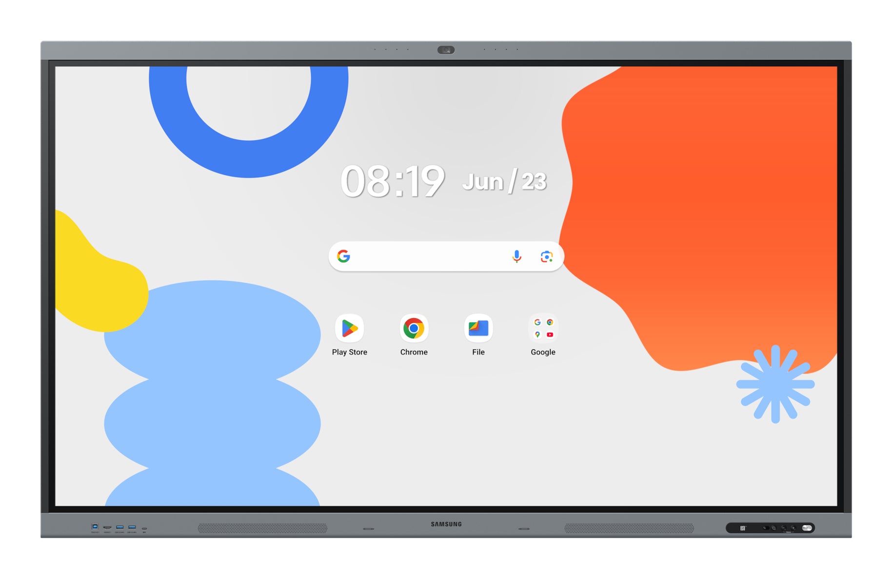 SAMSUNG WAFX-P Eboard WA65FX-P 65inch Android 15 EDLA Octacore 16GB RAM 128GB storage UHD IR Touch 3xHDMI USB-C PD 65W 48Mpixel auto "LH65WAFPLGCXEN"