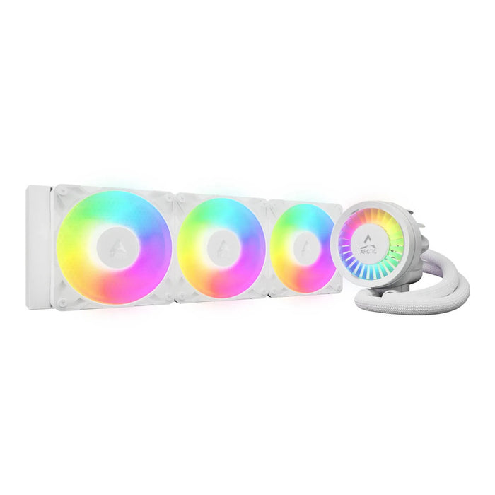 COOLER Arctic "Liquid Freezer III Pro 360 A-RGB W", skt. LGA1851, LGA 1700, AM4, AM5, racire cu lichid, 3 x 120mm, 600 - 3000