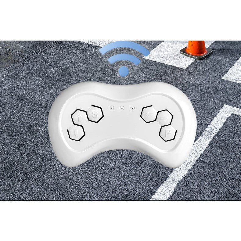 Masina Electrica pentru Copii, Flippy, Off-Road, Conectare Bluetooth, telecomanda, Tractiune Spate, Lumina Intermitenta, Baterie 12V 7Ah, 120 x 63 x 68cm, Galben