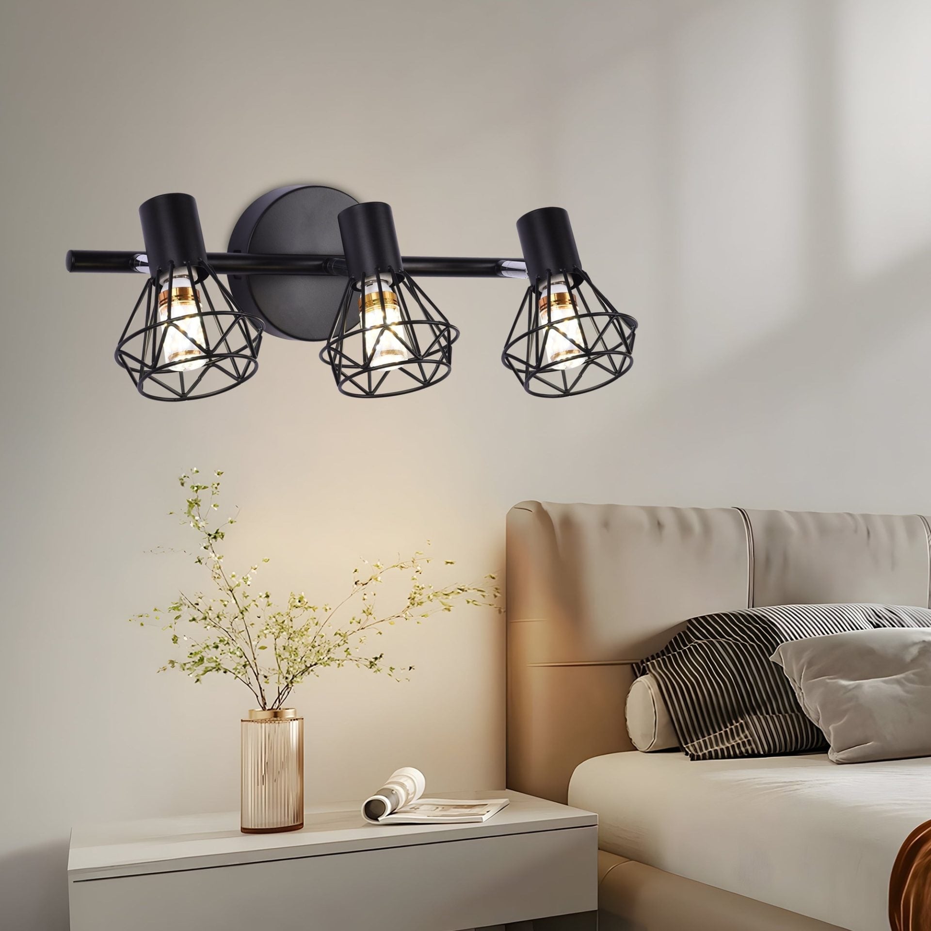 Lustra cu Abajur, GRACIE, Diamant, 3XE14, Negru
