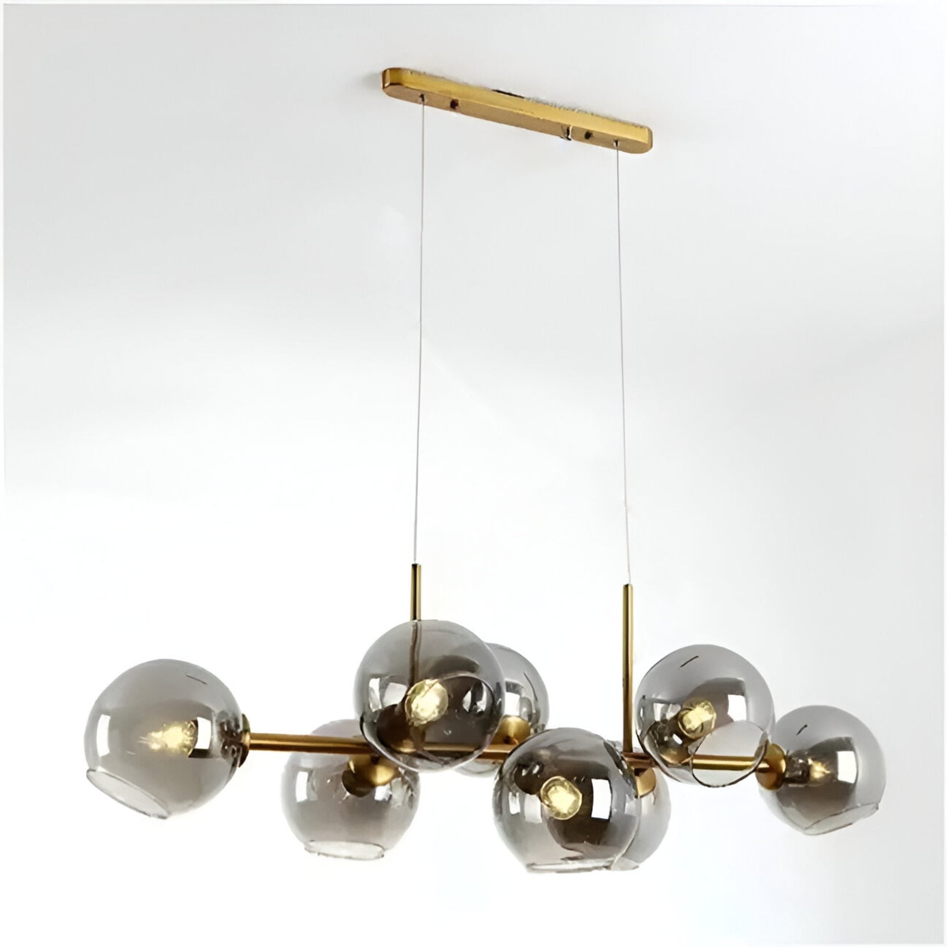 Lustra cu Glob, MODEST Grand, 8xE27, Auriu, Metal
