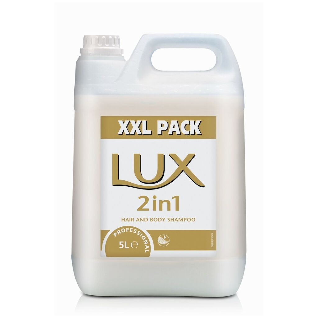Lux Professional 2-in-1 – Sampon si Gel de Dus, 5 L