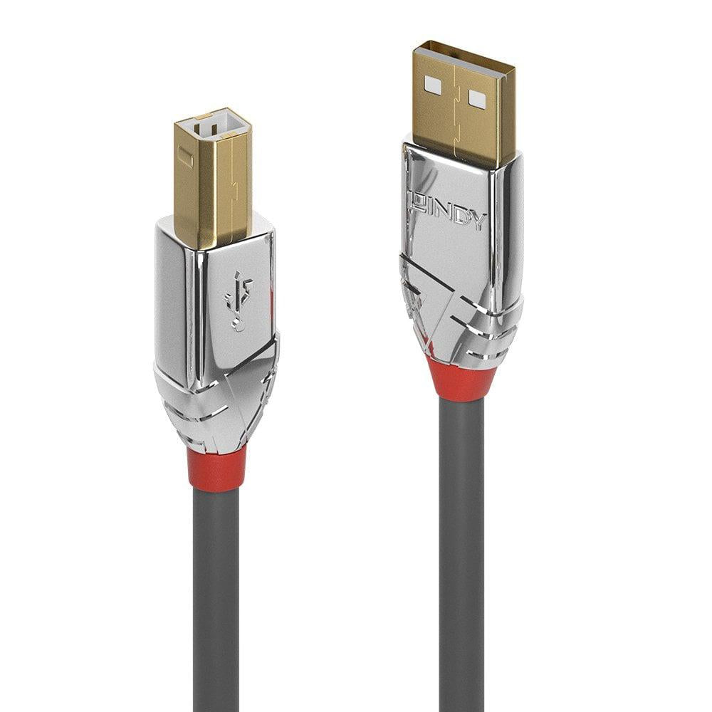Cablu Lindy 5m USB 2.0 Type A to B Cromo, "LY-36644"