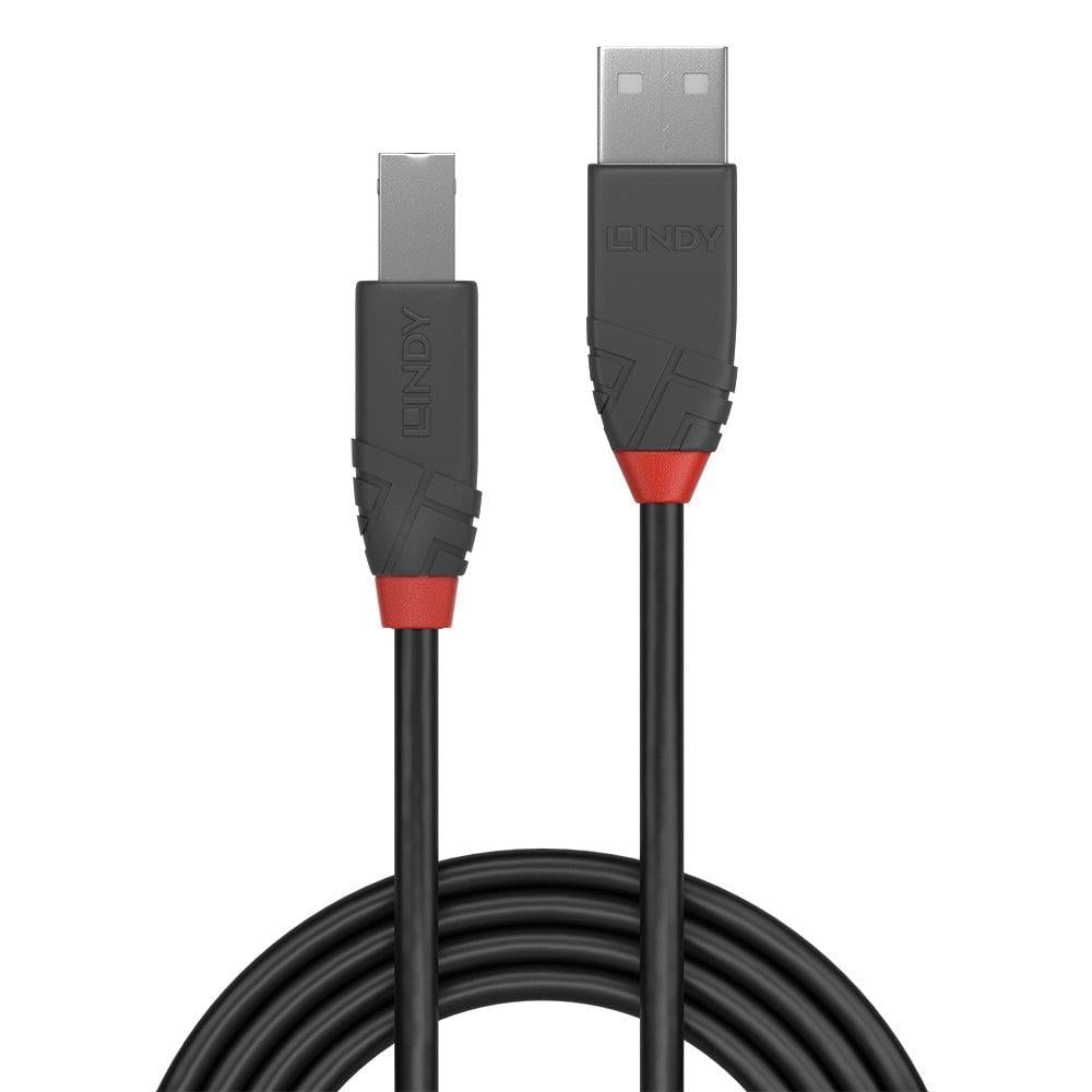 Cablu Lindy 3m USB 2.0 Type A to B Anthr, "LY-36674"