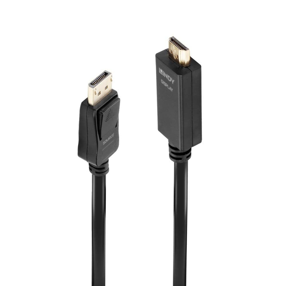 Cablu Lindy 5m DisplayPort to HDMI 10.2G, "LY-36924"