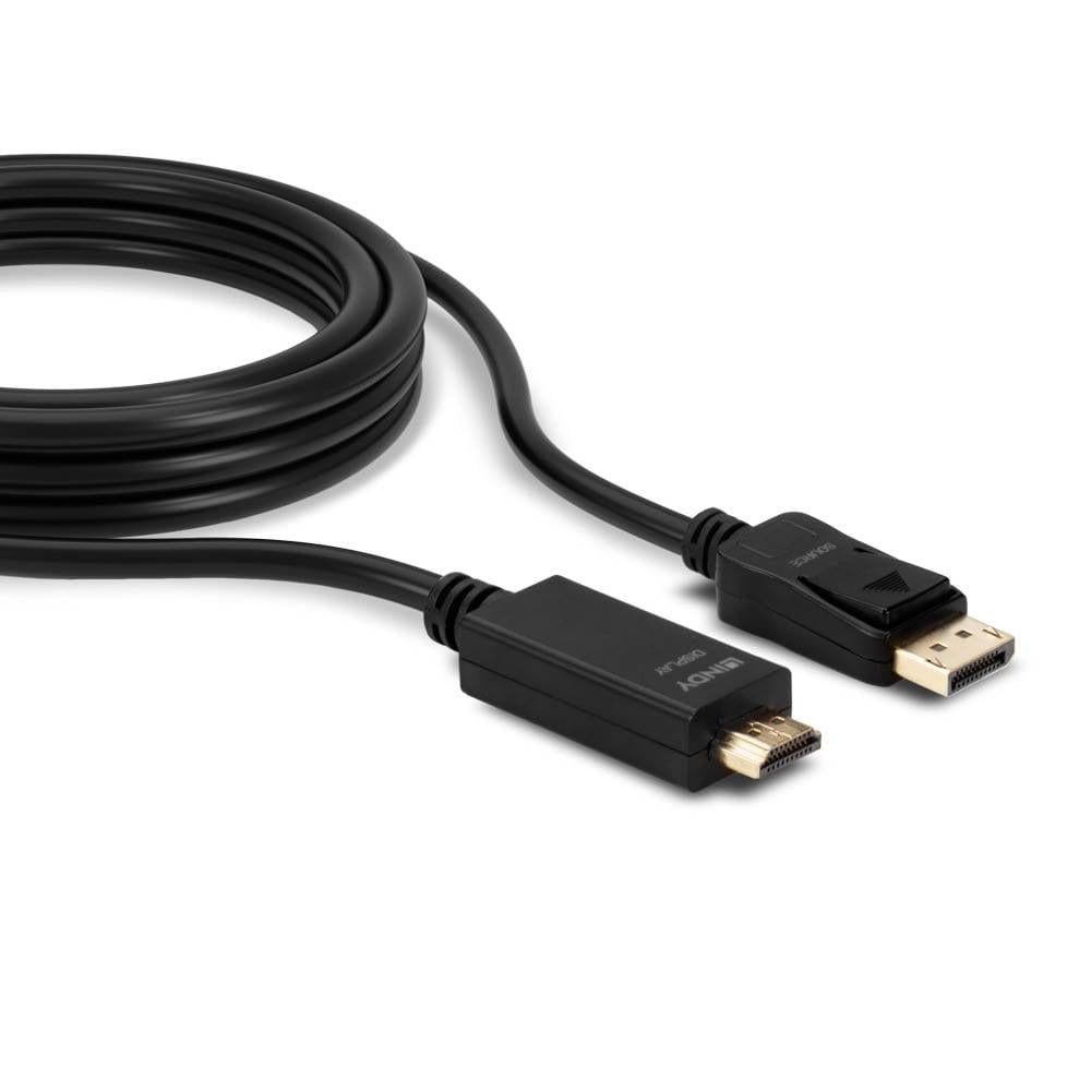 Cablu Lindy 5m DisplayPort to HDMI 10.2G, "LY-36924"