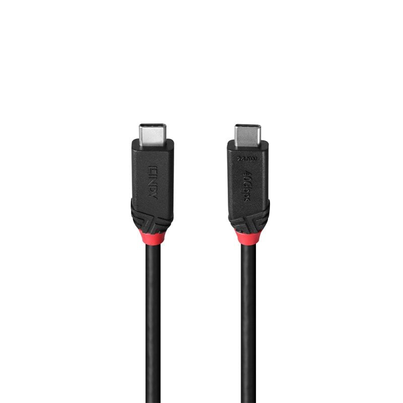 Cablu Lindy 1m Type C Male Black Line "LY-37001"