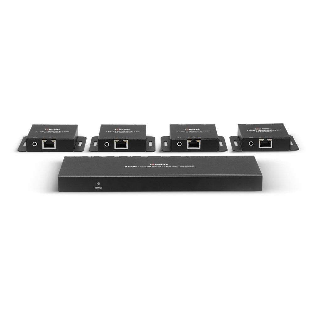 Lindy 50m Cat.6 4 Port HDMI &amp; IR Extende, "LY-38155"
