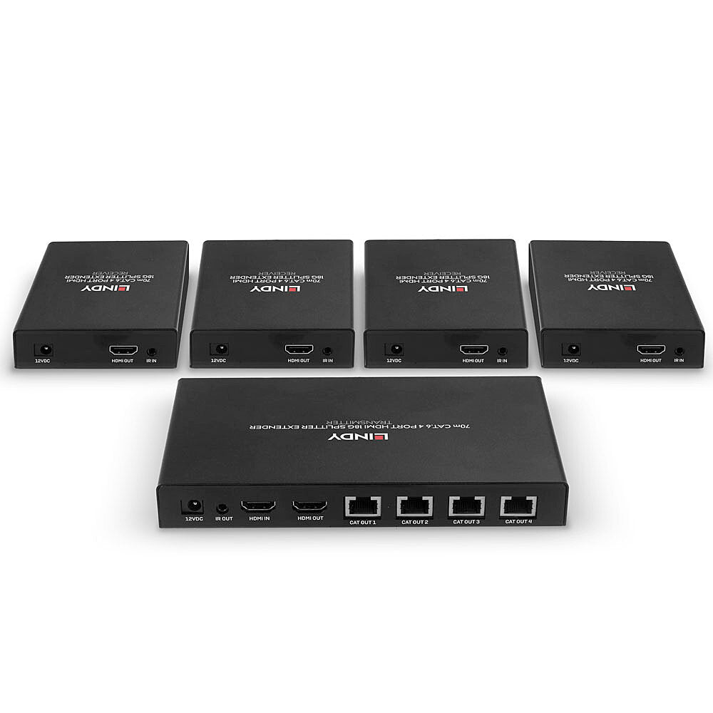 Lindy 70m 4 Port Cat6 HDMI 4K60 Split/Ex "LY-38262"