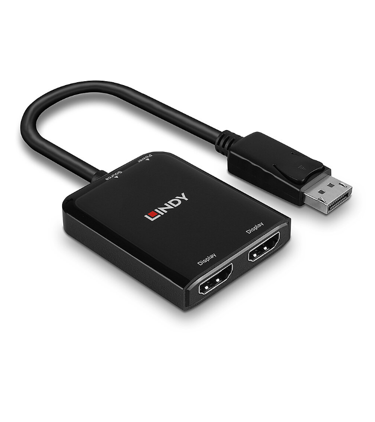 Adaptor Lindy DisplayPort la 2x HDMI 