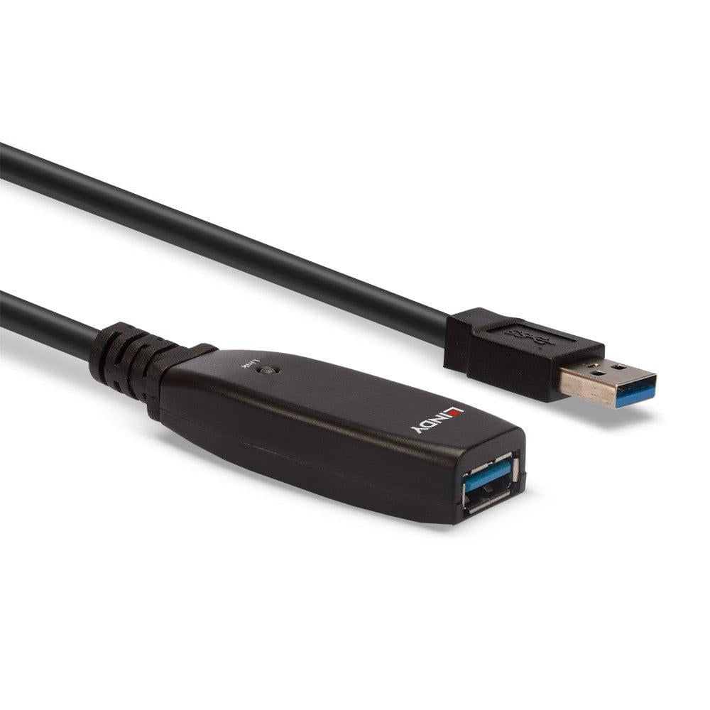 Cablu Lindy 15m USB 3.0 Active Extension 