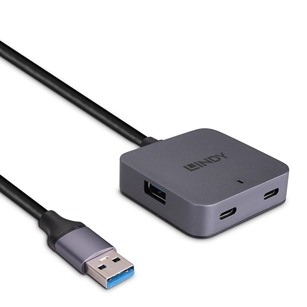 Hub Lindy 4 Port USB 3.0 5m "LY-43388"