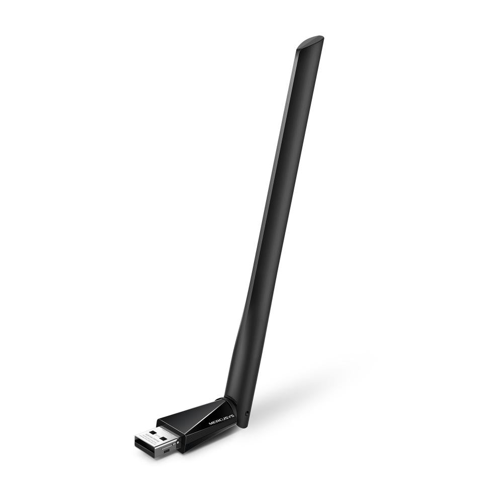 ADAPTOR RETEA MERCUSYS, AC1300 extern wireless 2.4 GHz | 5 GHz, USB 2.0, 1300 Mbps, antena externa x 1, "MA30H"