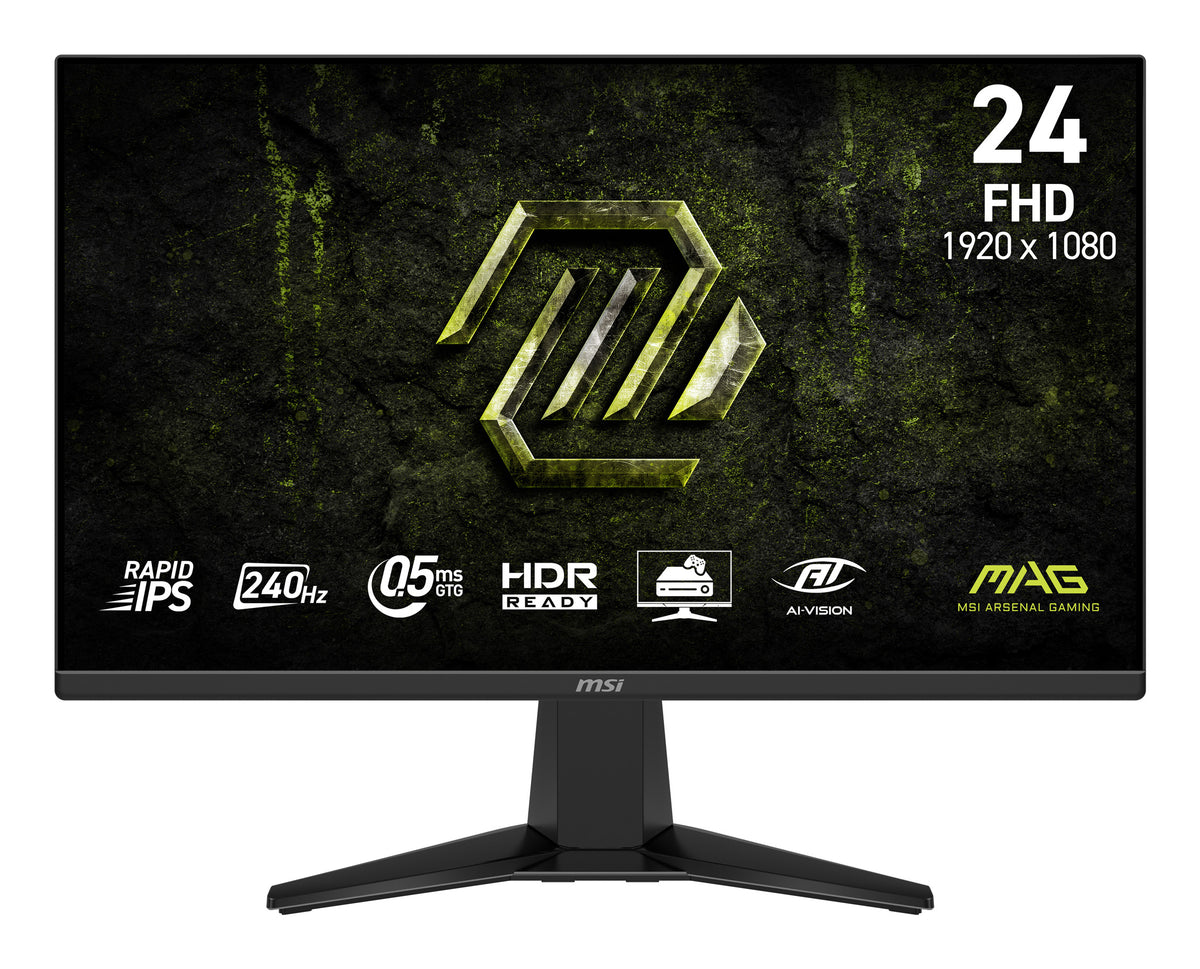 MSI MAG 245F X24 24inch Gaming Monitor IPS FHD 240Hz HDMI DP 0.5ms 
