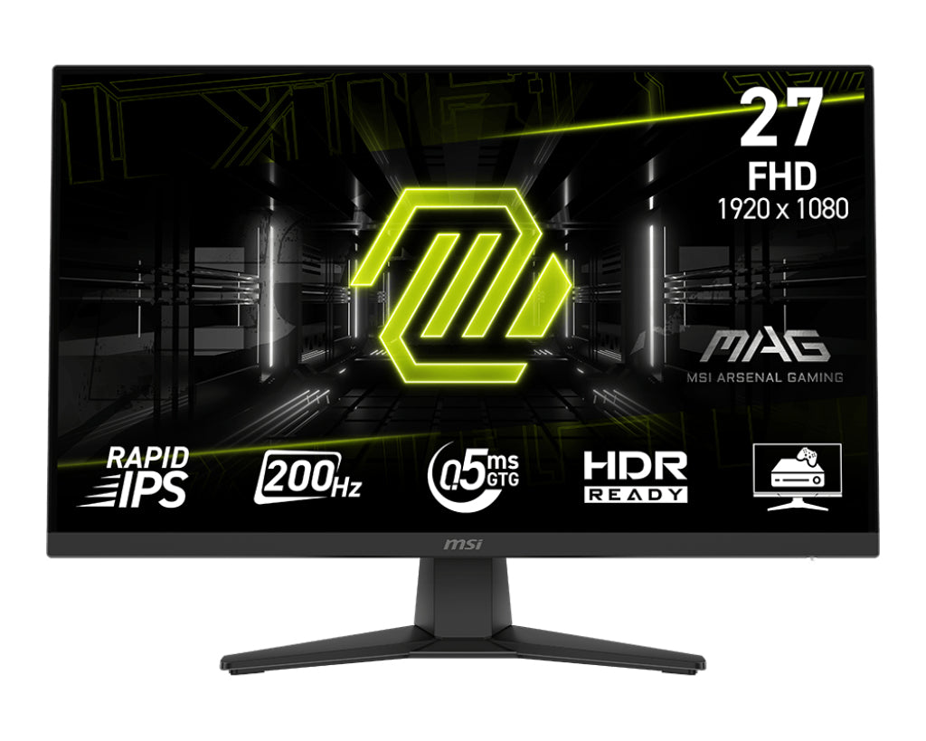 Monitor MSI MAG 272F, IPS, 27 inch, Full HD, 1920 x 1080, HDMI, Display Port, 200 Hz, 0.5ms, Negru "MAG 272F"