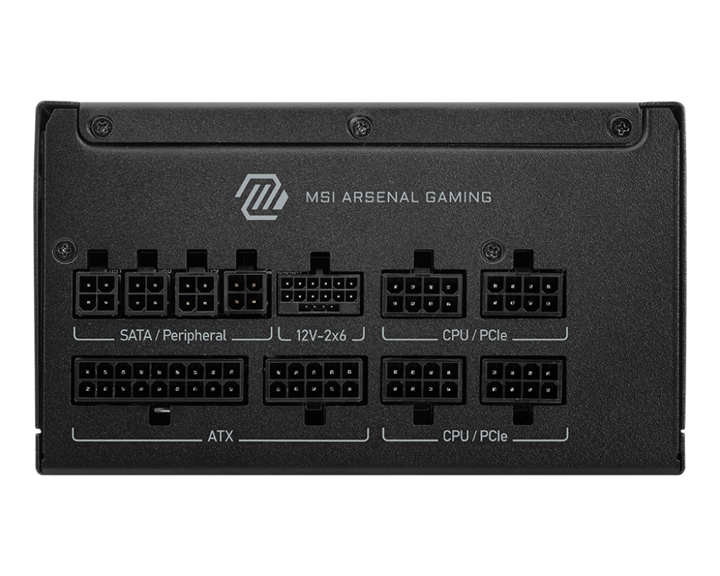 Sursa MSI MAG A850GLS PCIE5, 850 W, ATX, 80+ Gold, PCIe 5.1, Full Modulara, Negru 