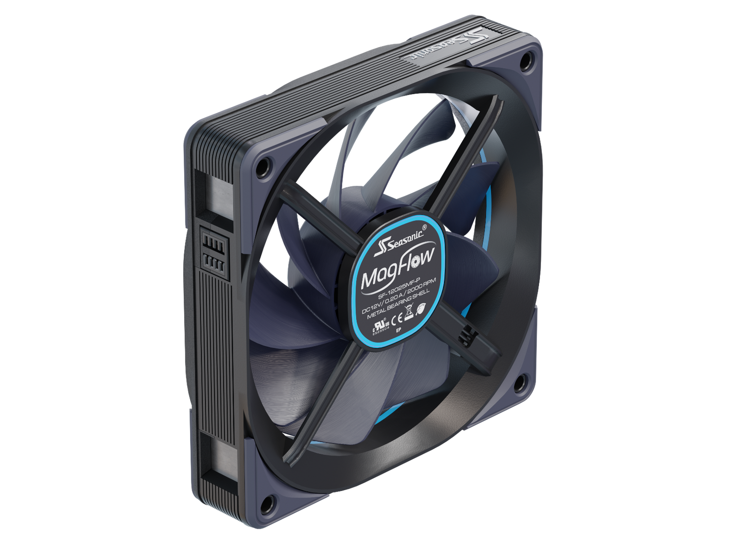 VENTILATOR Seasonic, 120 mm 2000 rpm, "MAGFLOW-1"